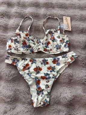 NWT cabana del sol bikini S